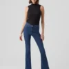 Vmsiga jeans med høy midje og utvidet passform