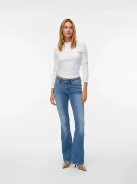 Vmsigi-jeans med lav midje og utvidet passform
