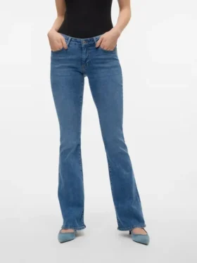 Vmsigi-jeans med lav midje og utvidet passform