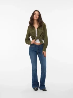 Vmsigi jeans med lav midje og utvidet passform