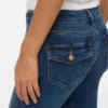 Vmsigi jeans med lav midje og utvidet passform