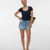 Vmsimone skort med høy midje