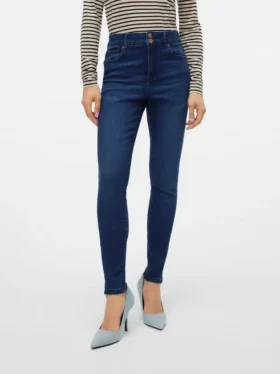 VMSophia høytaljede jeans med smal passform