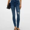 VMSophia-jeans med høy midje og smal passform