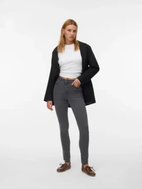 VMSophia-jeans med høy midje og smal passform