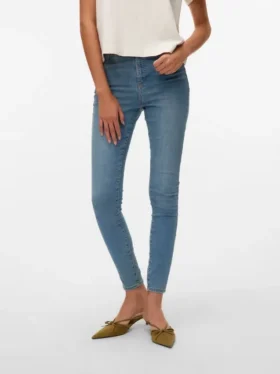 VMSophia-jeans med høy midje og smal passform