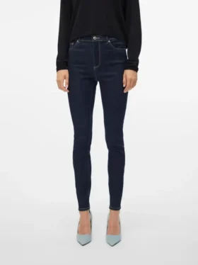 VMSophia jeans med høy midje og smal passform