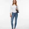 VMSophia-jeans med høy midje og smal passform