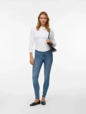 VMSophia-jeans med høy midje og smal passform