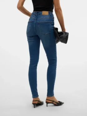 VMSophia-jeans med høy midje og smal passform
