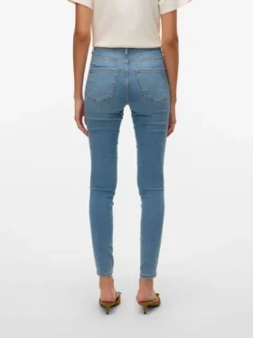 VMSophia-jeans med høy midje og smal passform