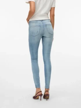 VMSophia-jeans med høy midje og smal passform