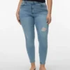 VMSophia-jeans med høy midje og smal passform