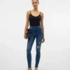 VMSophia-jeans med høy midje og smal passform