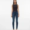 VMSophia jeans med høy midje og smal passform