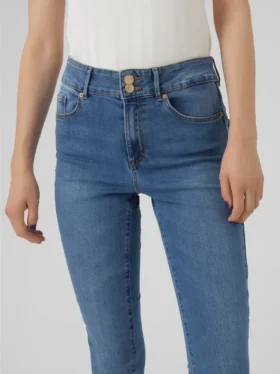 VMSophia-jeans med høy midje og utvidet passform