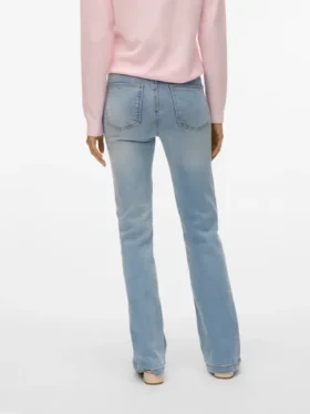 Vmtanna-jeans med høy midje og utvidet passform
