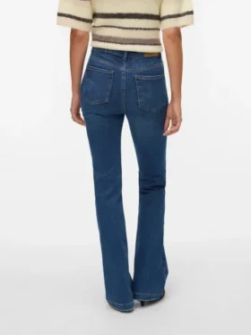 Vmtanna jeans med høy midje og utvidet passform