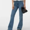 Vmtanna jeans med høy midje og utvidet passform