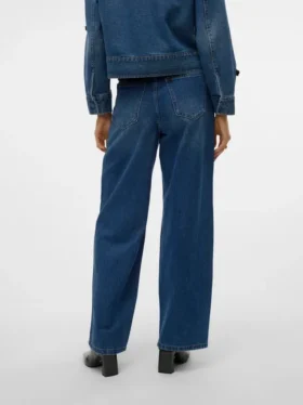 Vmtaylor jeans med middels høy midje og løs passform