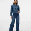 Vmtaylor jeans med middels høy midje og løs passform