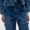 Vmtaylor jeans med middels høy midje og løs passform