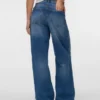 Vmtaylor jeans med middels høy midje og vid passform