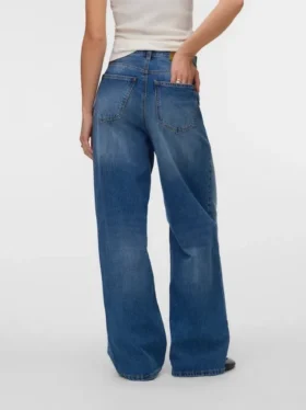 Vmtaylor jeans med middels høy midje og vid passform