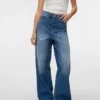 Vmtaylor jeans med middels høy midje og vid passform