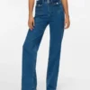 Vmtessa High Rise Wide Fit – Cropped-Jeans