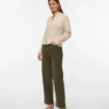 Vmtessa høytaljede corduroy-Jeans med vid passform