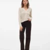 Vmtessa høytaljede corduroy-Jeans med vid passform