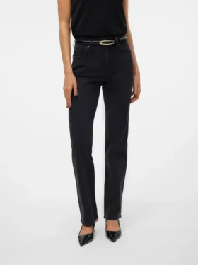 Vmtessa jeans med høy midje og rett passform