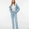 Vmtessa jeans med høy midje og rett passform