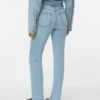 Vmtessa jeans med høy midje og rett passform