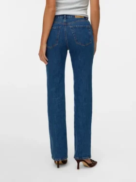 Vmtessa jeans med høy midje og rett passform