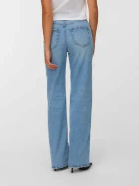 Vmtessa jeans med høy midje og rett passform