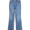 Vmtessa jeans med høy midje og rett passform