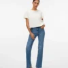 Vmtessa jeans med høy midje og rett passform