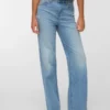 Vmtessa jeans med høy midje og rett passform