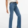 Vmtessa jeans med høy midje og rett passform