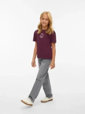 Vmtessa jeans med høy midje og vid passform