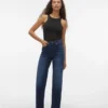 Vmtessa-jeans med høy midje og vid passform