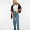 Vmtessa jeans med høy midje og vid passform