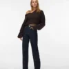 Vmtessa-jeans med høy midje og vid passform