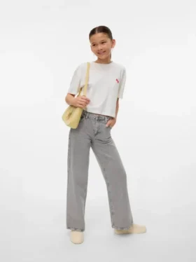Vmtessa jeans med høy midje og vid passform