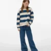 Vmtessa jeans med høy midje og vid passform