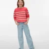 Vmtessa jeans med høy midje og vid passform