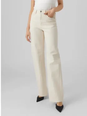 Vmtessa jeans med høy midje og vid passform