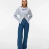 Vmtessa jeans med høy midje og vid passform